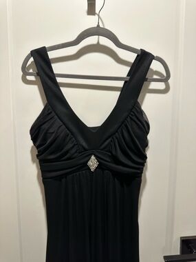 Jolie Black Dress with Purple Brand Tag